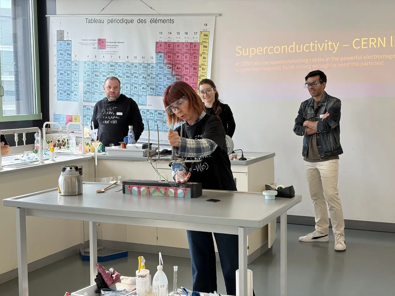 Superconductivity at the Collège Sismondi to mark TecDays