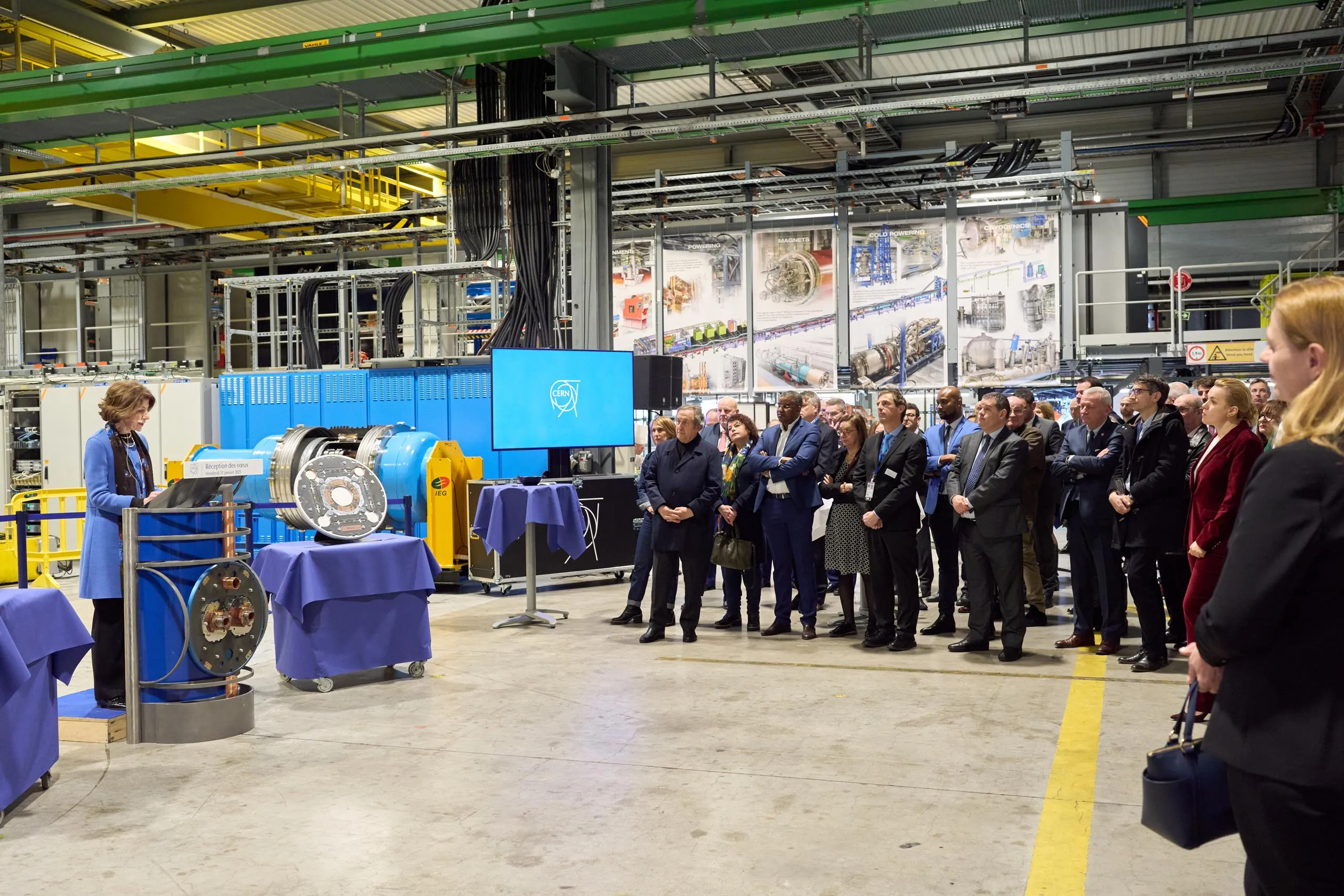 Cérémonie des vœux au CERN
