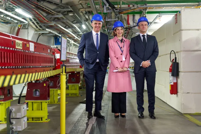 Les présidents des États hôtes visitent le CERN