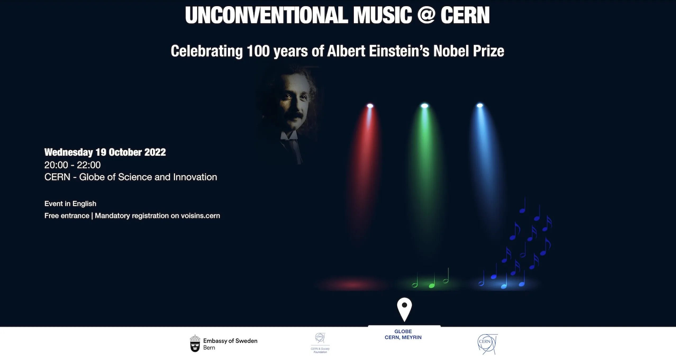 Unconventional music concert at CERN to celebrate 100 years of Albert Einstein’s Nobel Prize