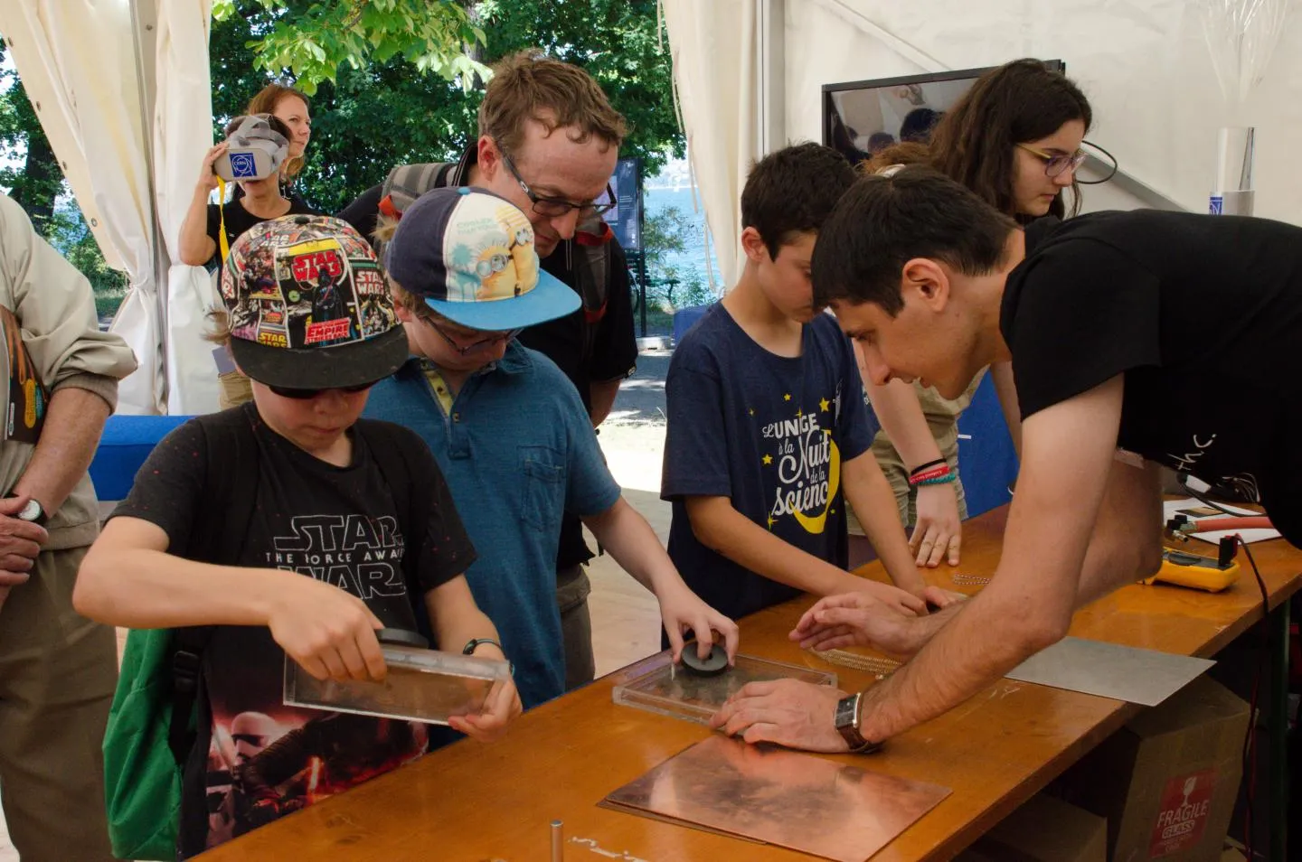 CERN stand at Nuit de la Science