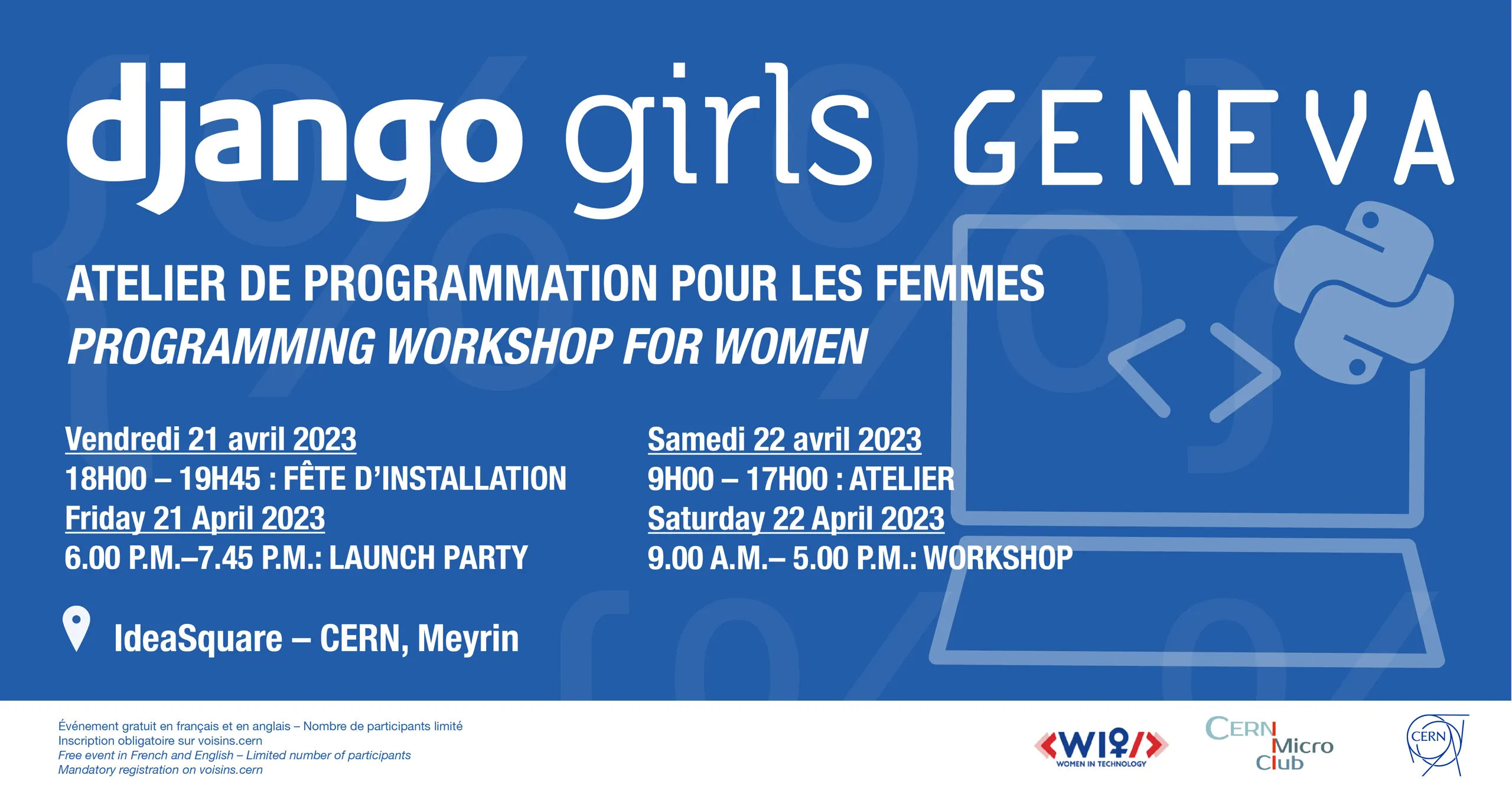 Applications are now open for the Django Girls programming workshop!