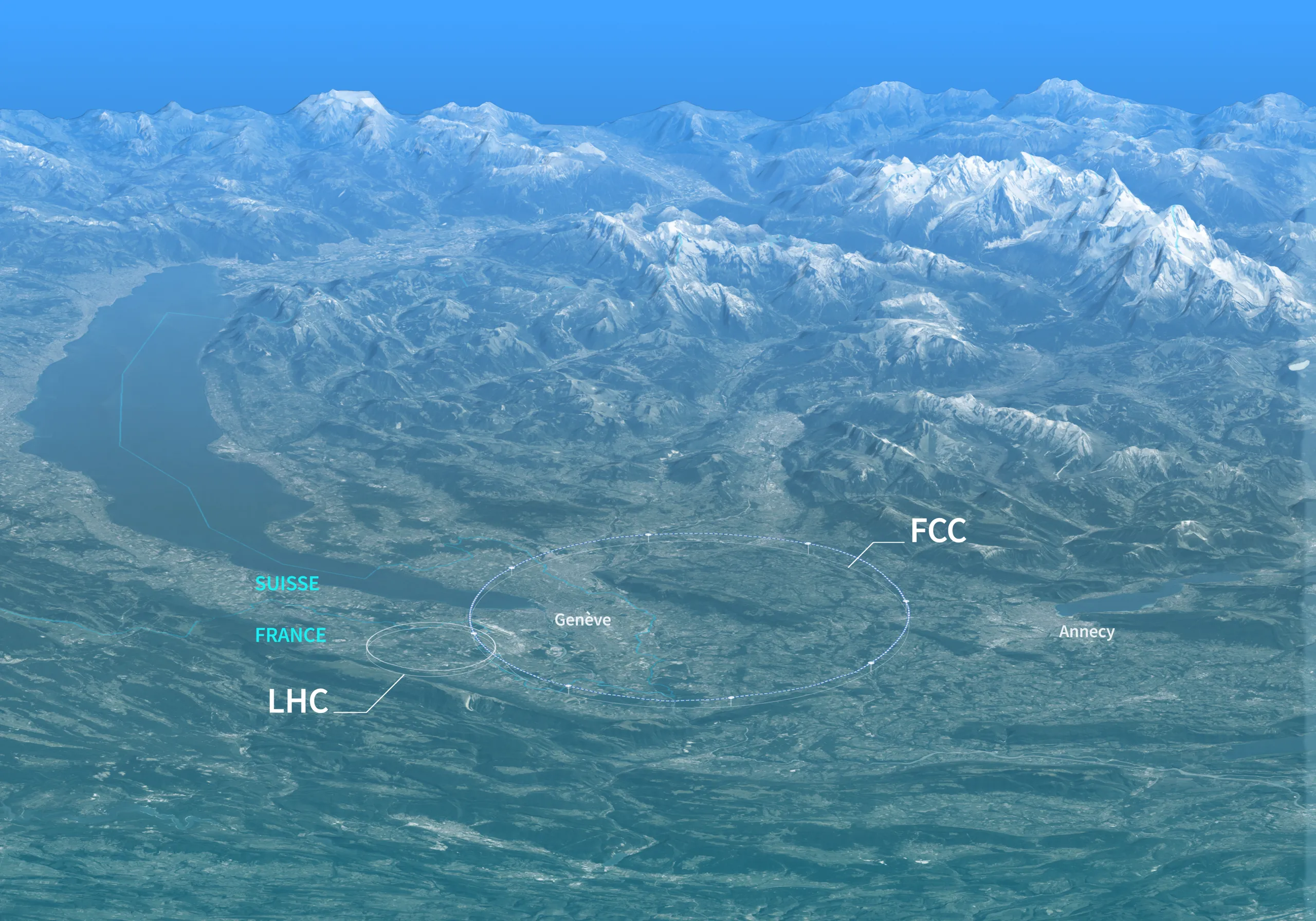 The public consultation process for the Future Circular Collider (FCC) project begins in Switzerland and France