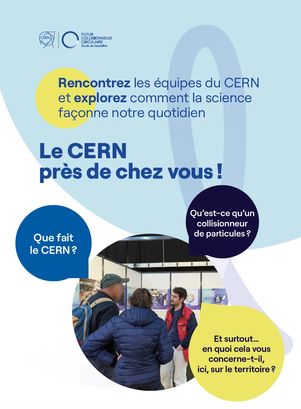 Permanences d’information pour le projet de Futur Collisionneur Circulaire