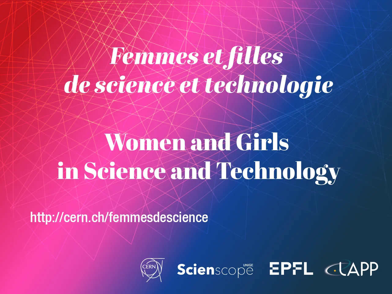Registration is open for the Women and Girls in Science and Technology week!
