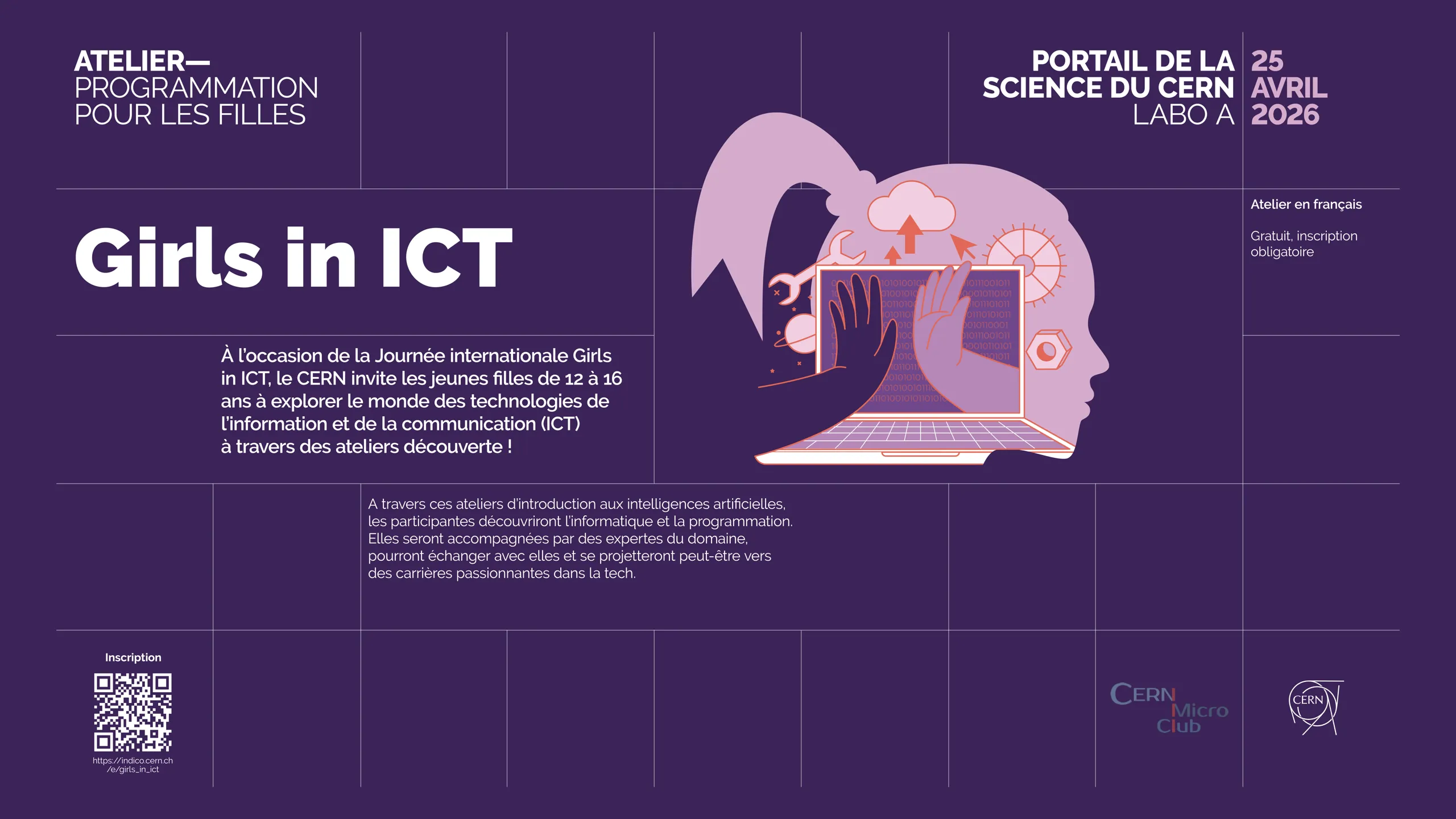 Girls in ICT at CERN on 25 April: an inspiring immersion in technology